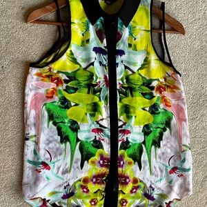 PRABAL GURUNG SLEEVLESS BLOUSE  SZ XS